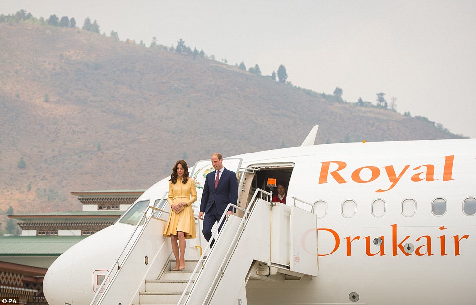 Công nương Anh Kate và Hoàng tử Anh William vừa có chuyến công du tới Vương quốc Bhutan.
